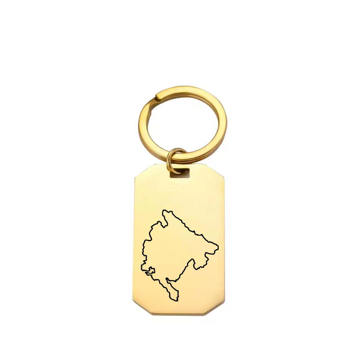 Schlüsselanhänger Landkarte