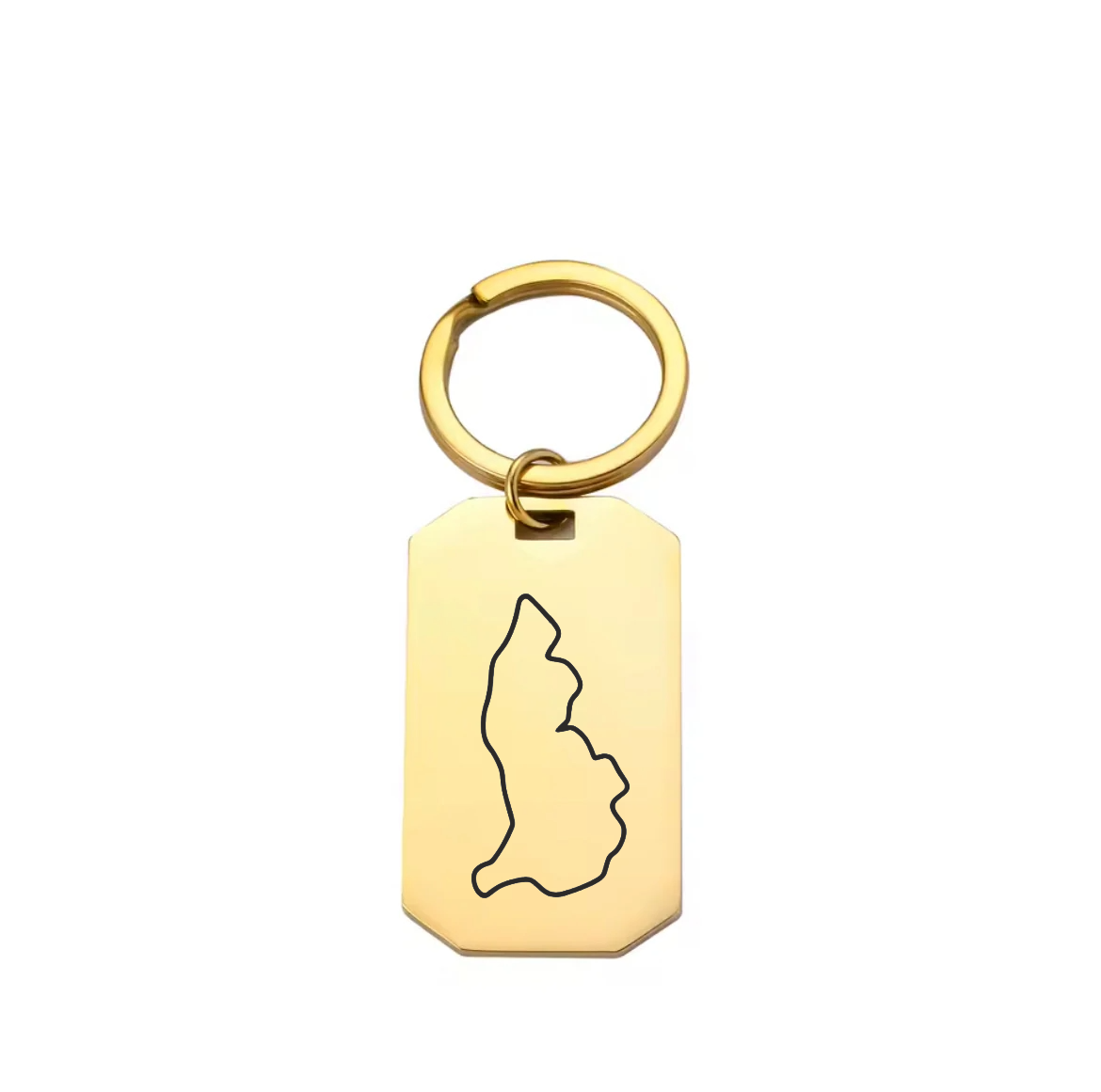 Schlüsselanhänger Landkarte