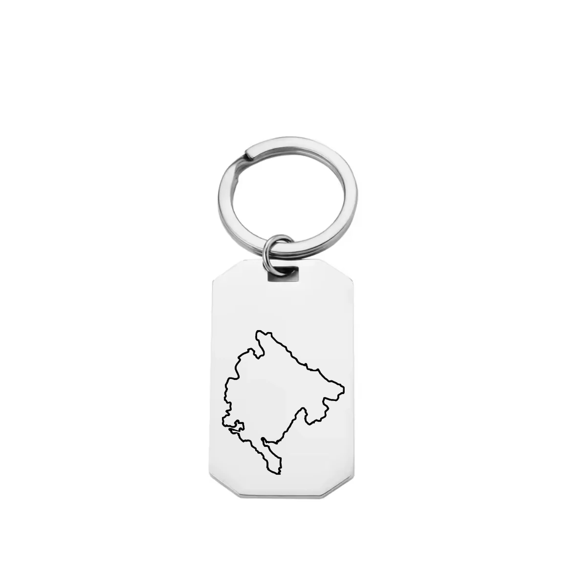 Schlüsselanhänger Landkarte