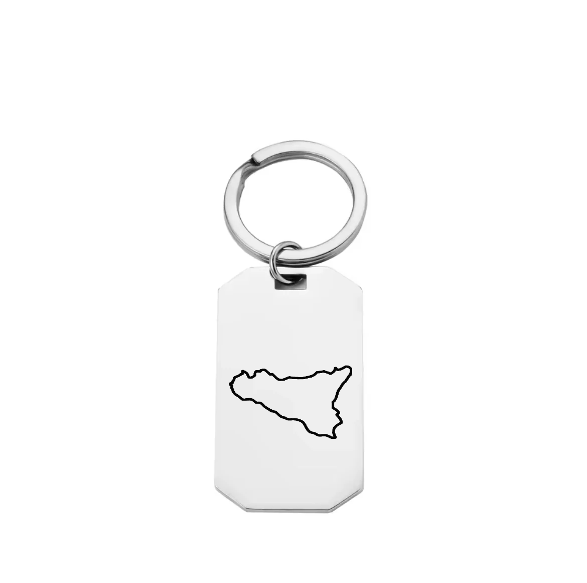 Schlüsselanhänger Landkarte